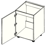 Spülen Schrank 60cm Breite